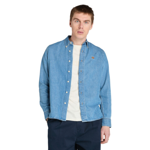 Camisa Denim Hombre Horizon Blue Wash