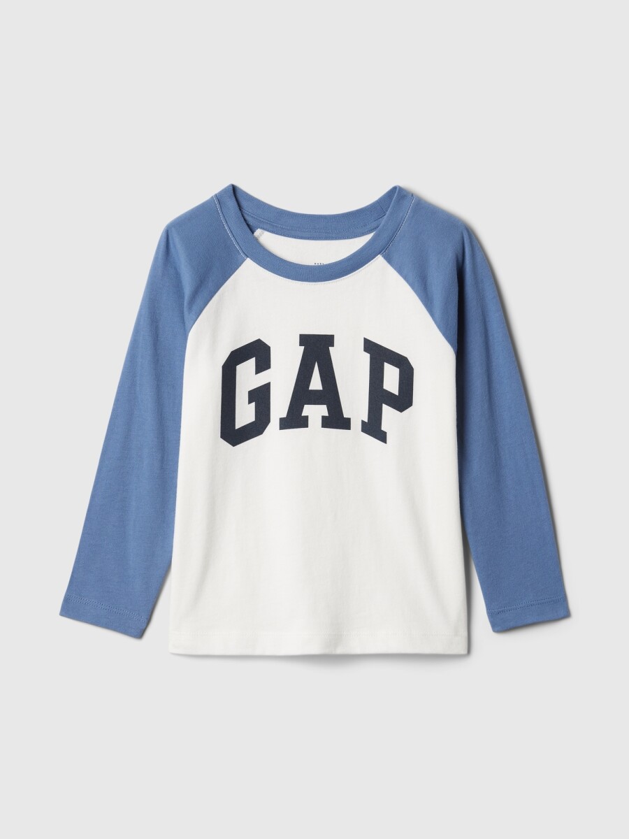 Remera Logo Gap Toddler Niño - Bainbridge Blue 