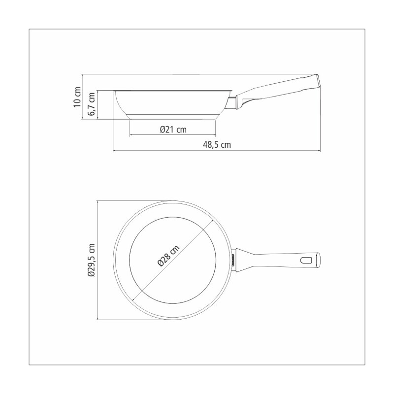 Sarten acero inox 28cm Brava Baquelita 62195/285 Sarten acero inox 28cm Brava Baquelita 62195/285