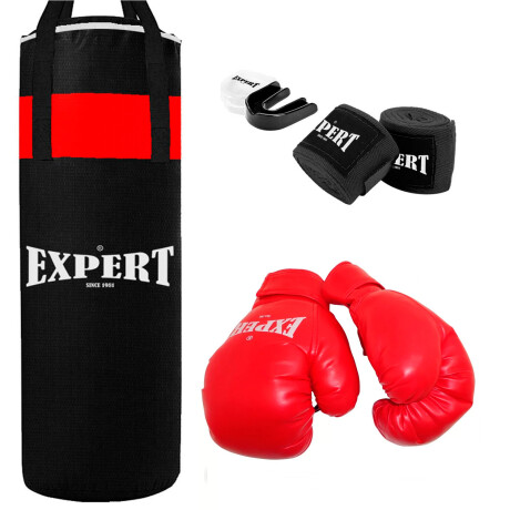 Kit Boxeo Bolsa Completa + Guantes + Bucal + Vendas Cmb000476