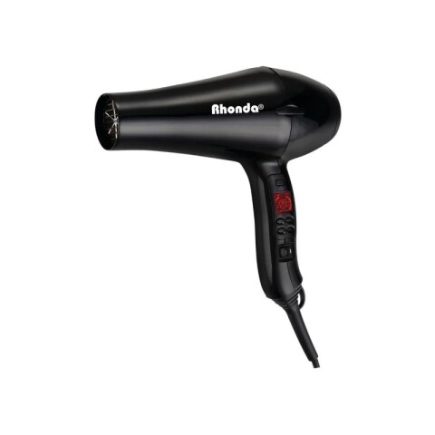 SECADOR DE PELO RHONDA PROFESIONAL IONIC Negro
