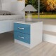 MESA DE LUZ INFANTIL BLANCO/AZUL MESA DE LUZ INFANTIL BLANCO/AZUL