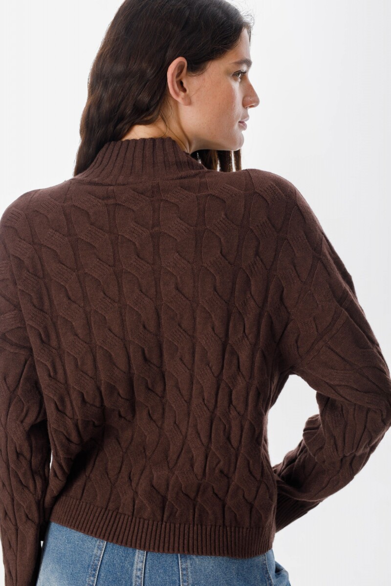 Sweater Liquen - Chocolate 