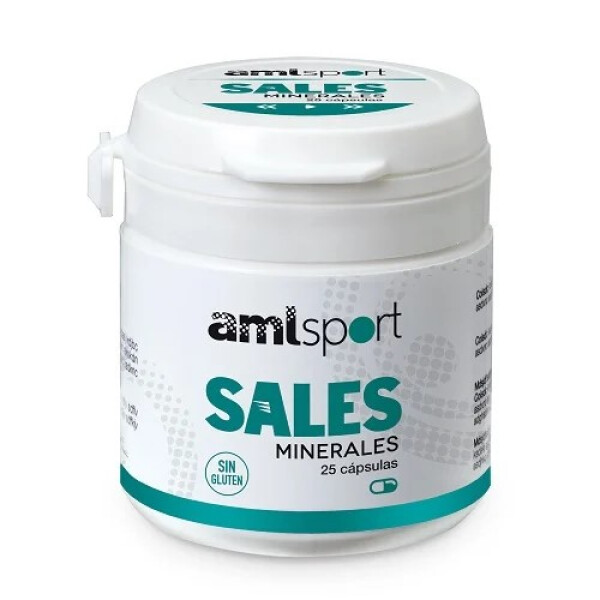 Sales Minerales | Ana María Lajusticia | 25 Cápsulas Sales Minerales | Ana María Lajusticia | 25 Cápsulas