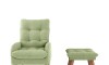 Combo Poltrona con Puf - Nantes Verde