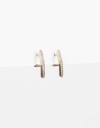 Aros Colgantes Cortos Strass Aros Colgantes Con Cubic Zirconia - Dorado