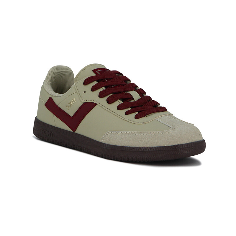 Pony Calzado Lifestyle Moma Unisex- Beige/bordo Beige-bordo