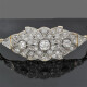 Pulsera Estilo Antiguo, En Oro 18K, Platino Y Brillantes Pulsera Estilo Antiguo, En Oro 18K, Platino Y Brillantes