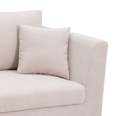 Sofá Belfast - Tela Microfibra - 3 cuerpos 2203 (Beige)