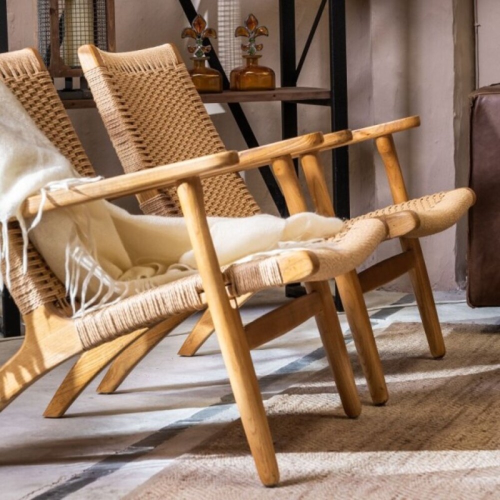 Butaca Hanoi - Madera de Olmo Beige
