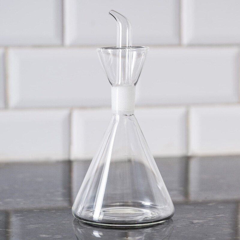 Aceitera de vidrio cónica 300ml Aceitera de vidrio cónica 300ml