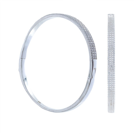 Esclava de plata 925 con circonias. Esclava de plata 925 con circonias.