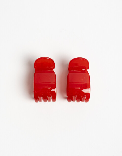 Broches Sets Glossy Set De 2 Broches - Rojo Medio
