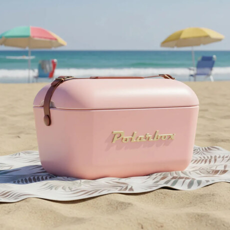 Conservadora Térmica Retro 20L Polarbox Playa Camping Viajes Coral Gold