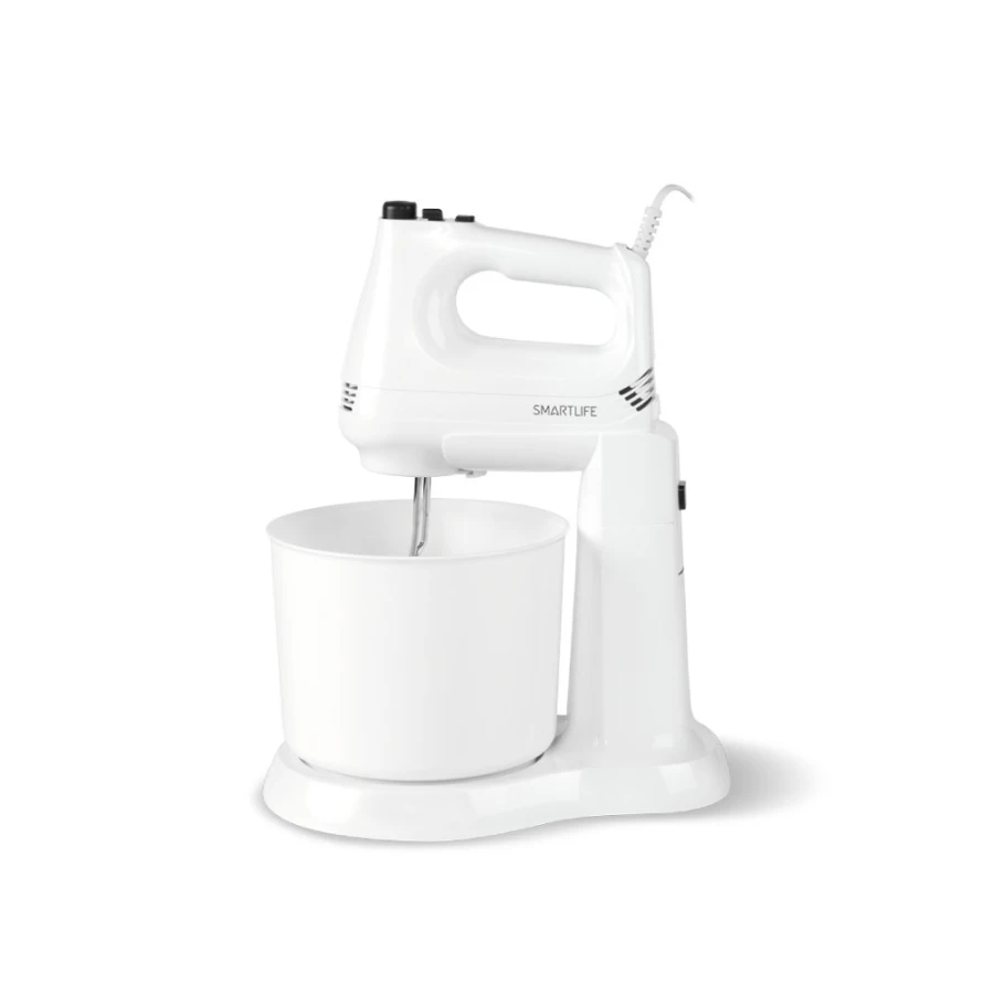 Batidora Con Bowl Blanco SMARTLIFE SL-HM5050BW Batidora Con Bowl Blanco SMARTLIFE SL-HM5050BW