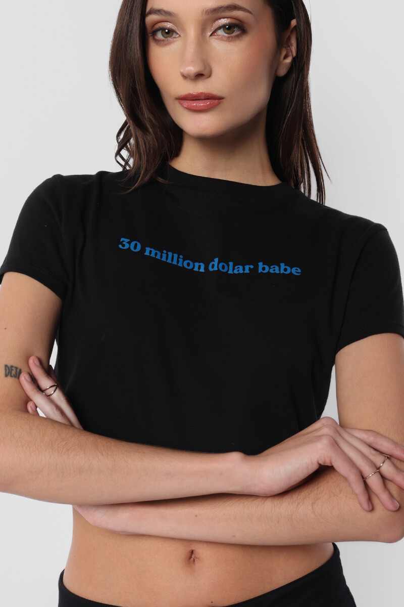 Baby Tee Gain - Negro 