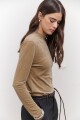 POLERA VELVET BEIGE