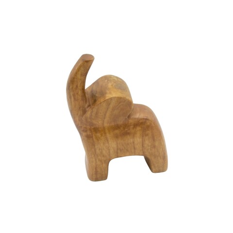 FIGURA ELEFANTE MDF BEIGE 14X23CM Unica