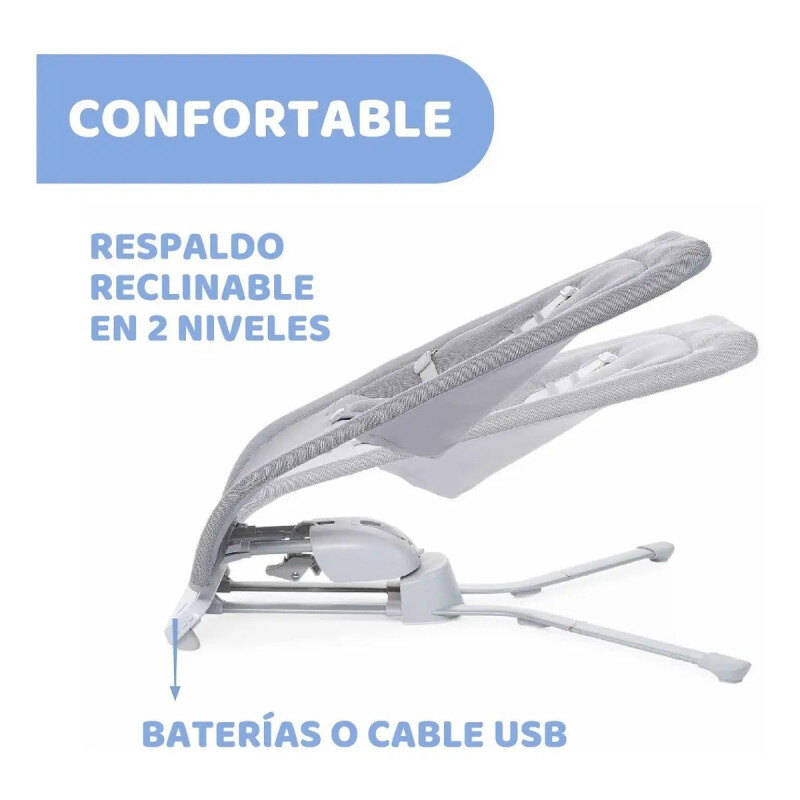 Mecedora Rhythm´n´sound Baby Bouncer Grey Chicco Mecedora Rhythm´n´sound Baby Bouncer Grey Chicco
