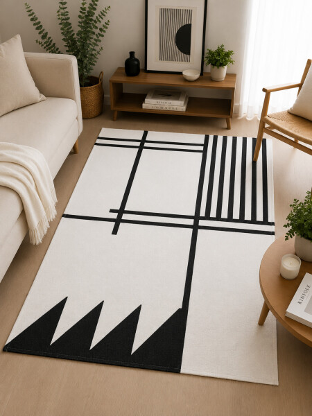 ALFOMBRA DE ALGODÓN BLANCO