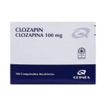 CLOZAPIN 100 MG. CJ X 100 COMP. REC. única