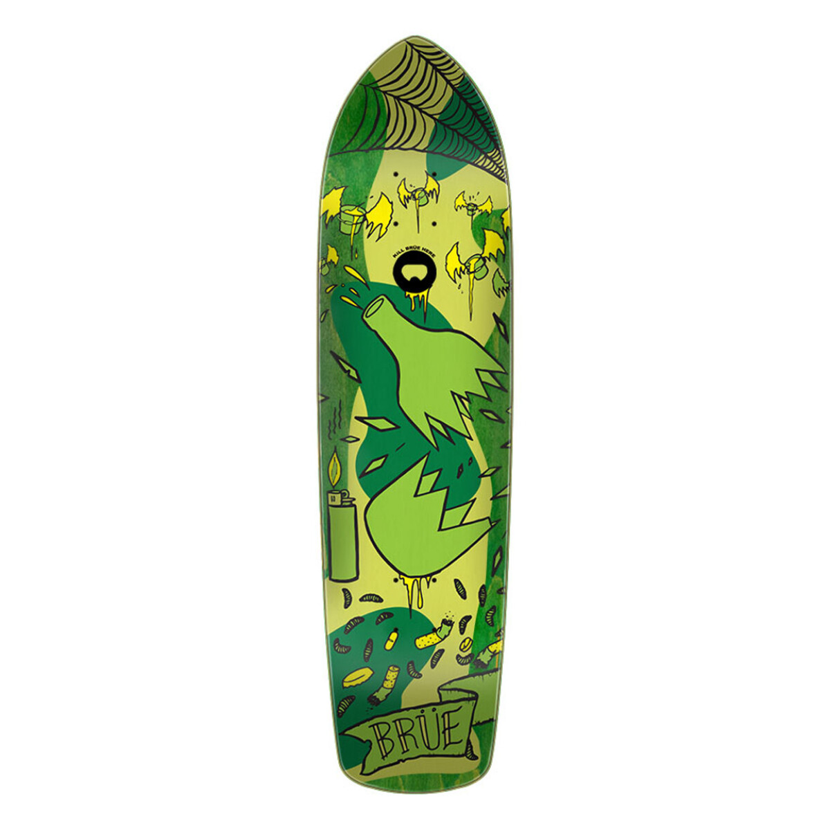 Deck Creature Brue Killer 30.5" (Sólo Tabla · Lija Incluída) 