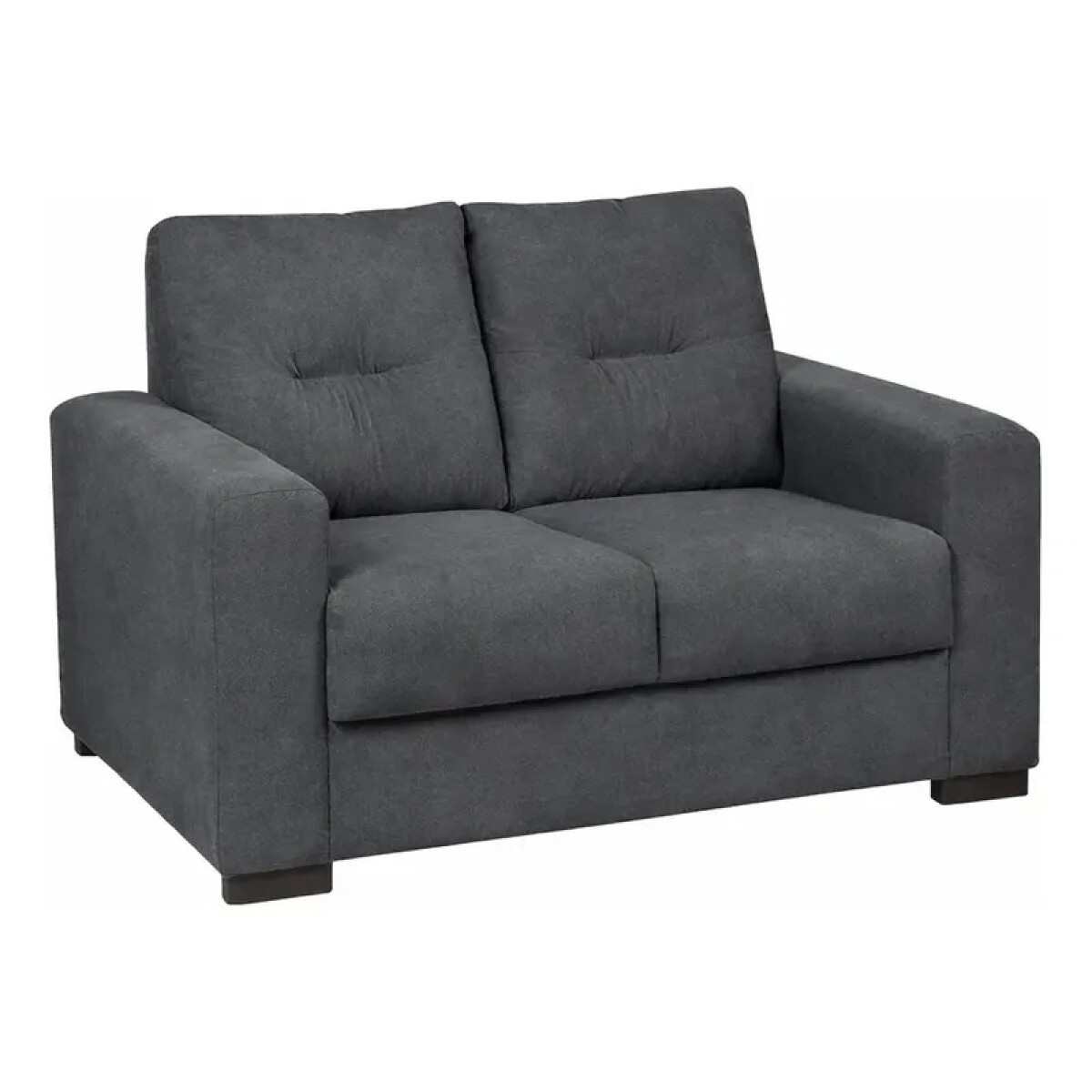 Sofá 2 cuerpos 1.35mts - Tela Pet Friendly Gris 