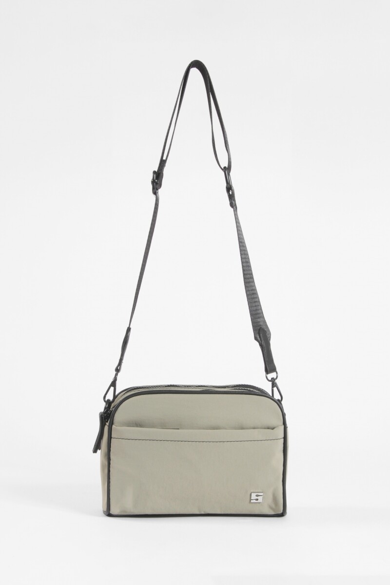 Bandolera doble cierre verde