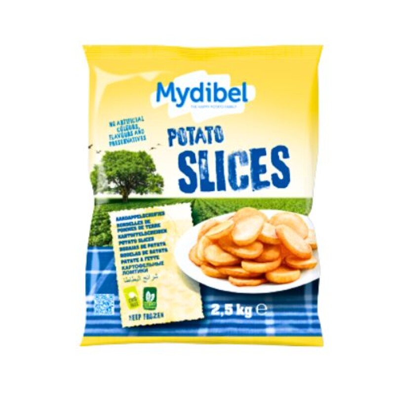 Papas en rodajas Mydibel - 2,5 kg Papas en rodajas Mydibel - 2,5 kg