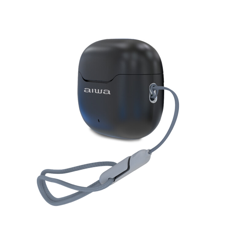 Auriculares Bluetooth AIWA Waterproof TWS con Micrófono y Cancelación de Ruido Negro