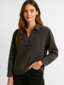 Blusa Estrua Gris Oscuro