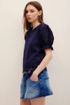 REMERA BALLOON BRODERIE Azul