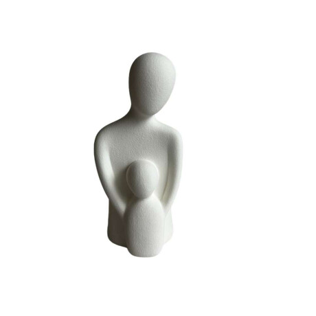 Adorno Padre Hijo Ceramica 18X9X65Cm