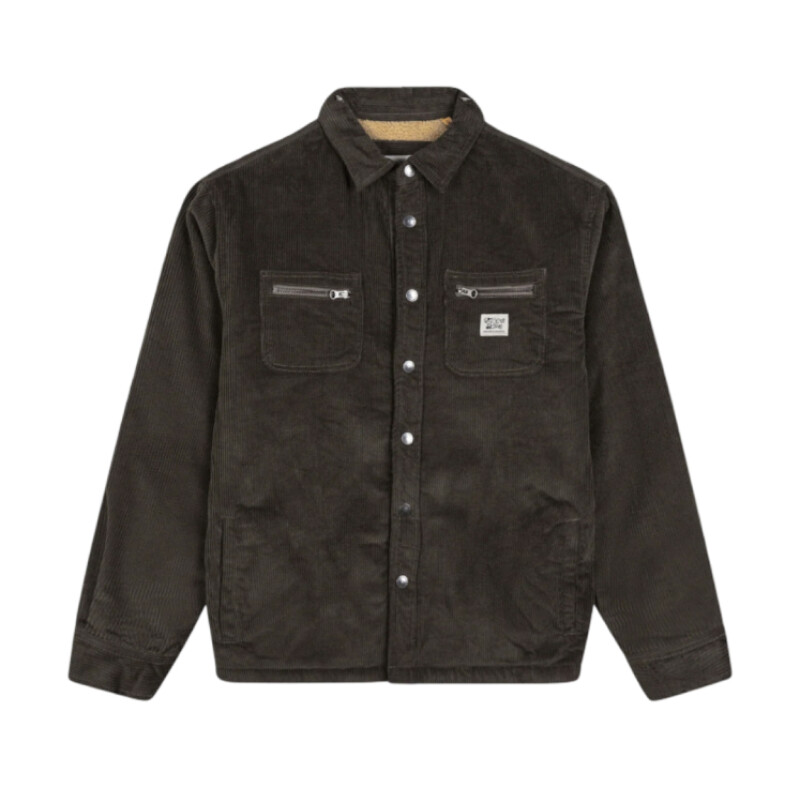 Campera Critical Slide Zipped Overshirt - Negro Campera Critical Slide Zipped Overshirt - Negro