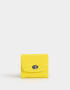 Billetera Clasico Billetera De Cuerina Con Broche - Amarillo Medio