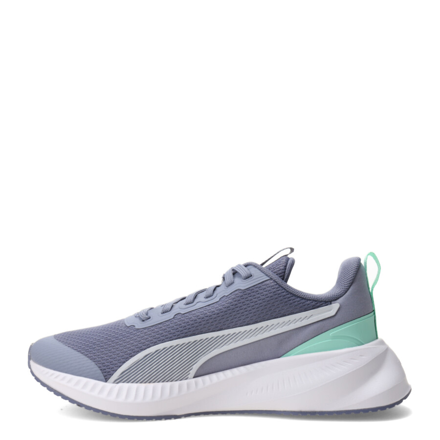 Championes de Niños Puma Flyer Lite 3 Jr Gris - Verde Menta