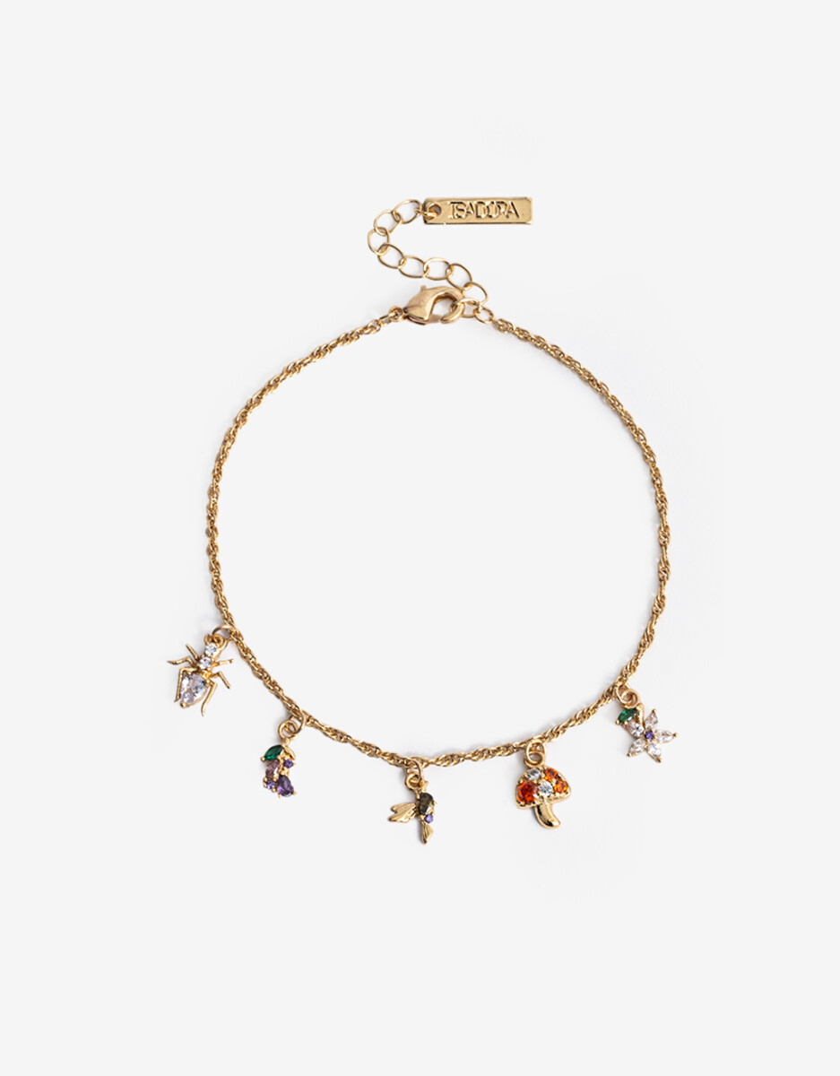 Pulsera Flexible Multicharms Cubic 