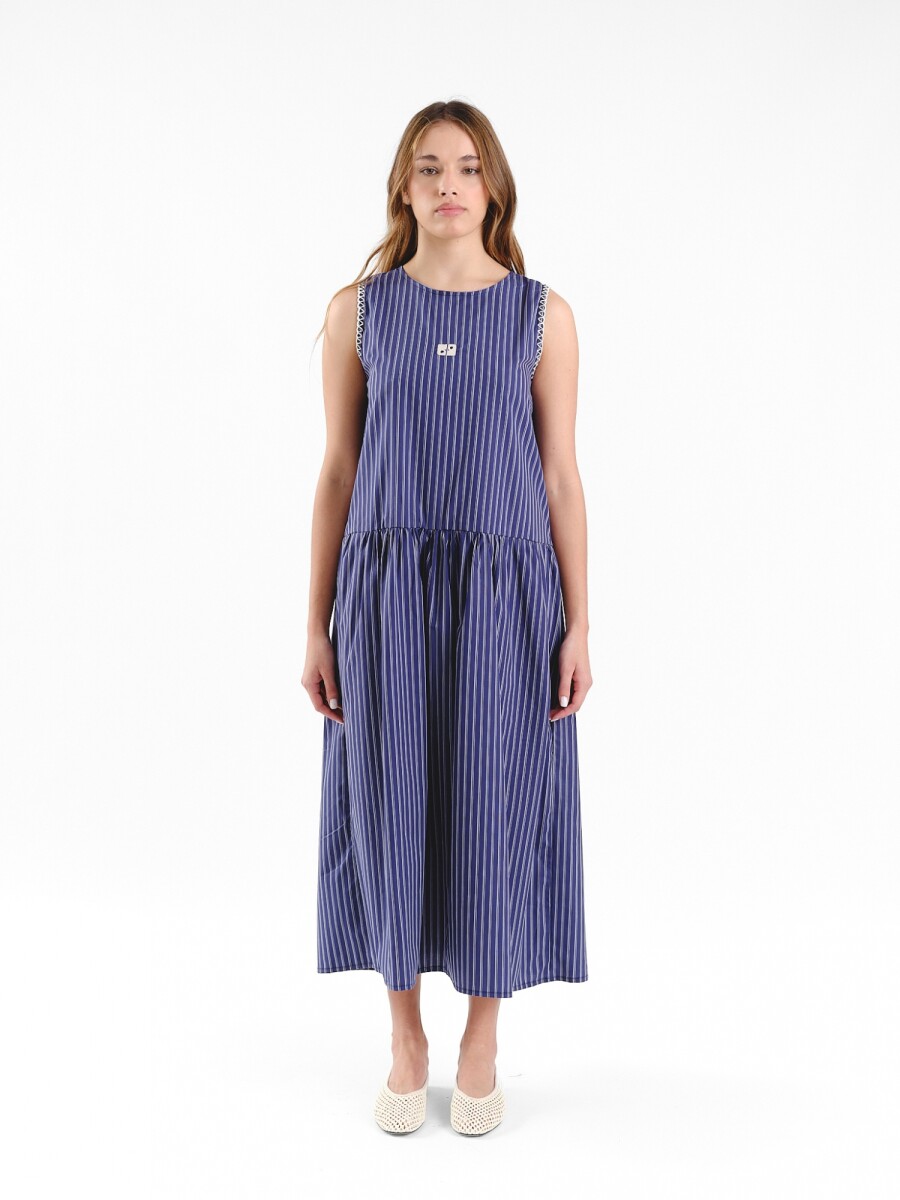 Vestido Picnic - Azul 