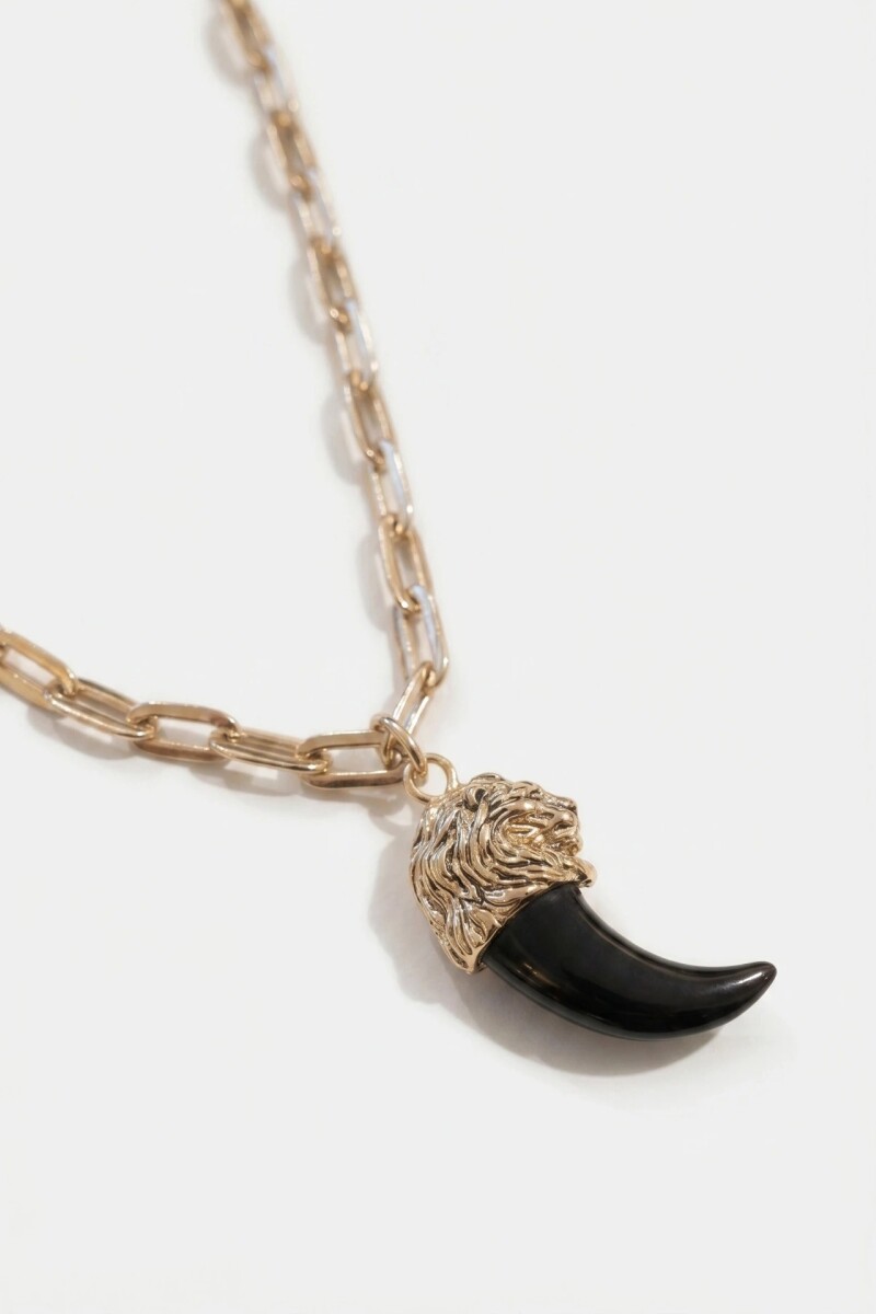 COLLAR BLACK HORN Negro