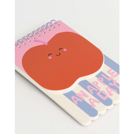 Memo Espiralado Estampado Combinacion Tricolor