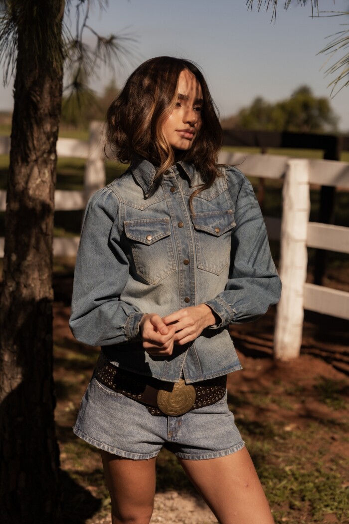 CAMISA ROSIE ACID WASH CAMISA ROSIE ACID WASH