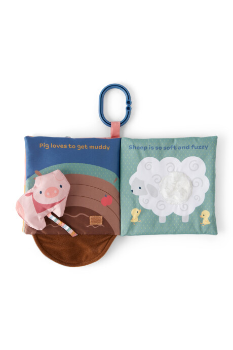 Libro multisensorial, diseño granja Sin color