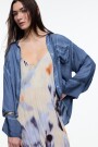 CAMISA BOLSILLO ML Azul