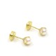 Abridores en Oro 18 K Y Perlas Con Engarce 3 Aritos Abridores en Oro 18 K Y Perlas Con Engarce 3 Aritos
