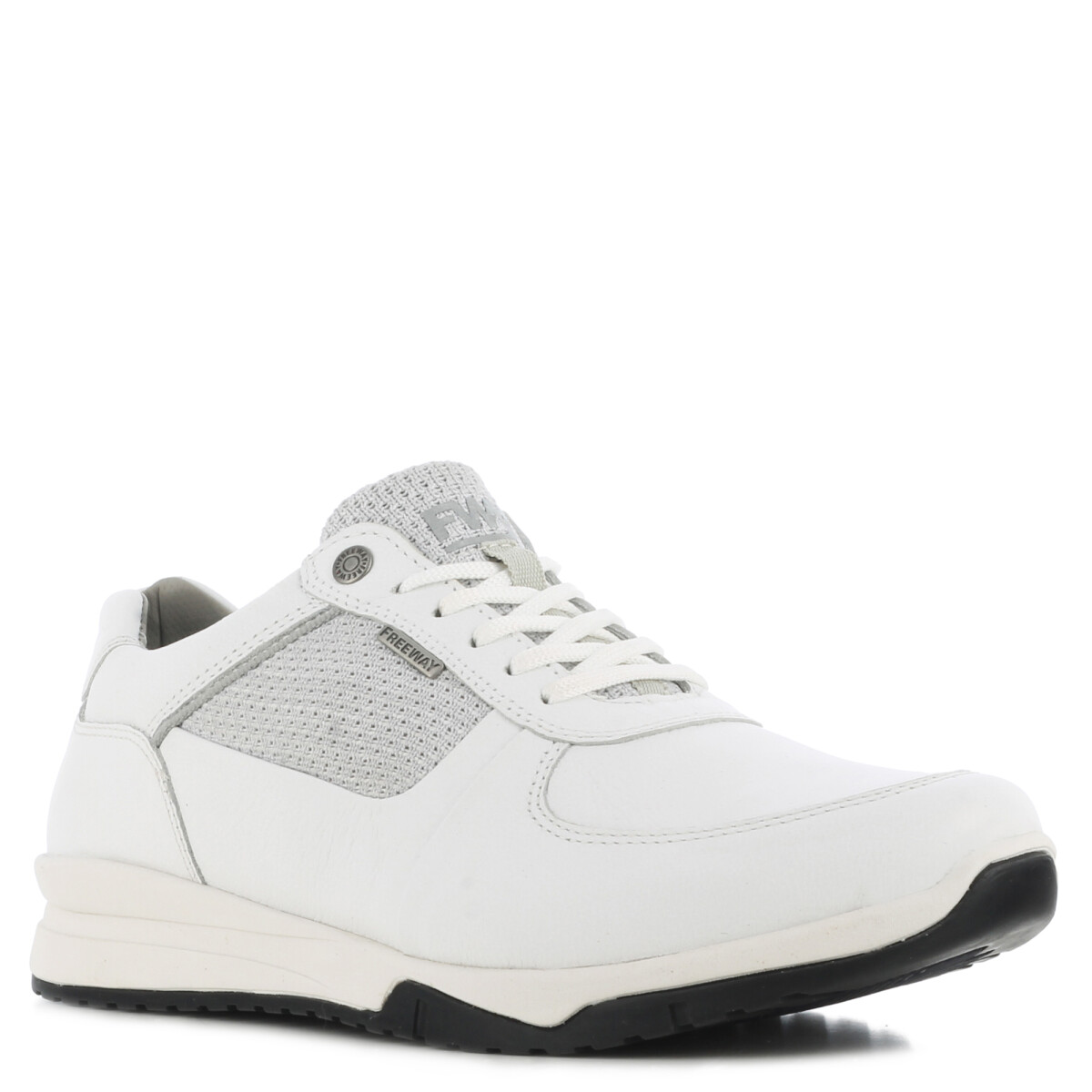 Zapato de Hombre Freeway Casual - Blanco - Gris Hielo 