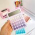 Calculadora Escritorio 12 Dígitos Funciones Números Escolar Color Variante Violeta