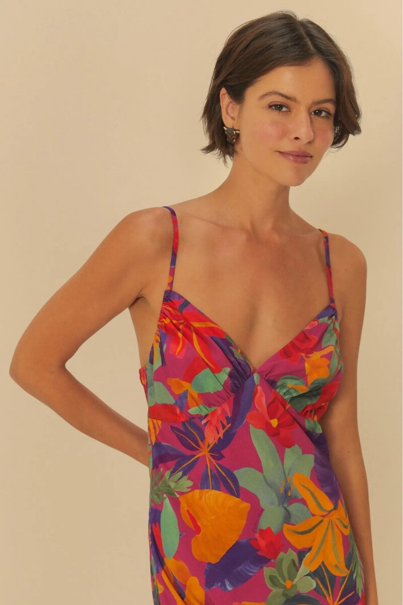 VESTIDO TROPICAL Estampado