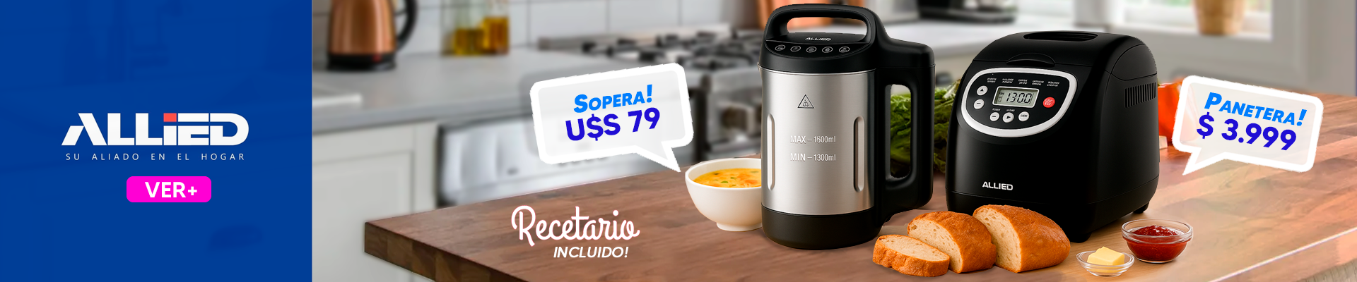 ¡Panetera y Sopera Allied en oferta especial!