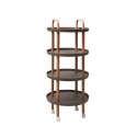 ESTANTE ORGANIZADOR REDONDO 4 PISOS 48X117CM ESTANTE ORGANIZADOR REDONDO 4 PISOS 48X117CM