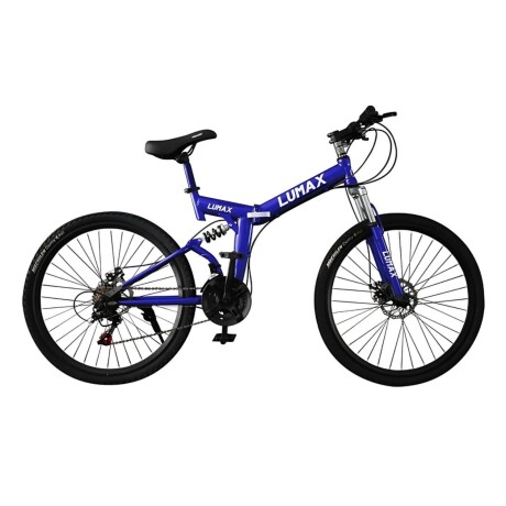 Bicicleta de montaña plegable rodado 26 Lumax Azul